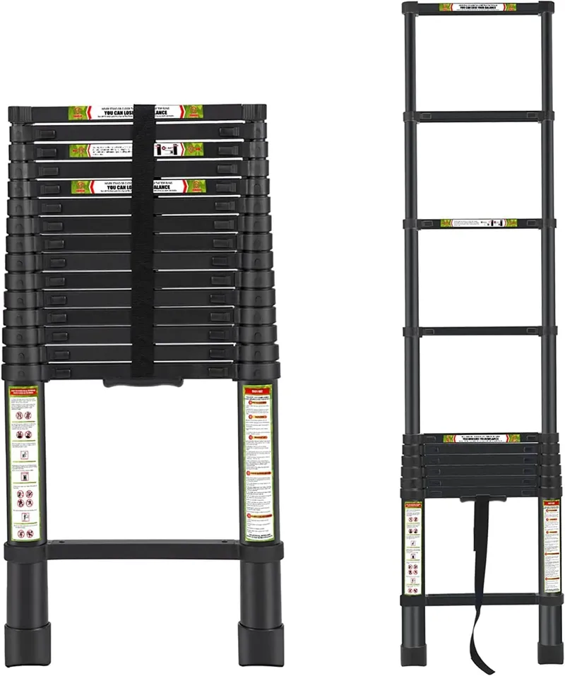 RIKADE Telescoping Ladder 20.3FT & Attic Ladder